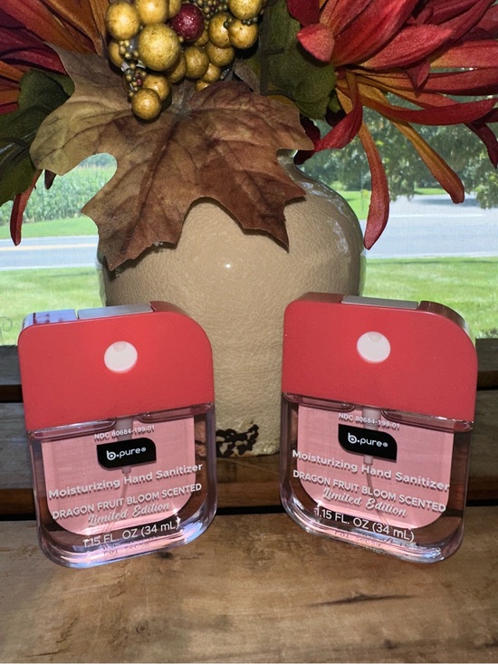 b.pure Other - Dragon Fruit Bloom Limited Edition Moisturizing Hand Sanitizer Spray~New~2 Pack